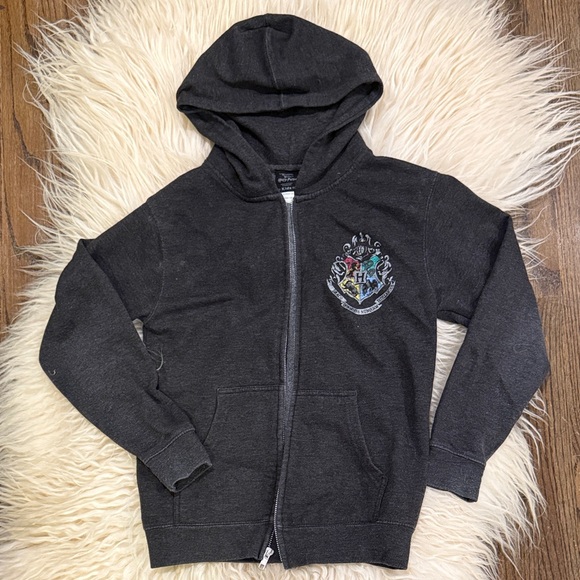 Hogwarts™ Crest Youth Sweatshirt With Hood - Picture 1 of 12